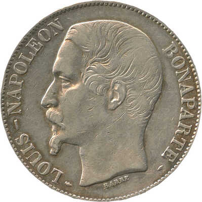 5 франков 1852 года